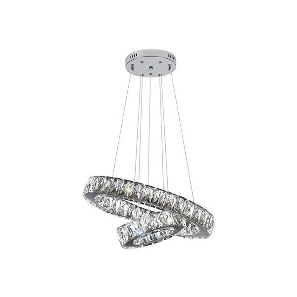 Pendente Cristal Redondo Tokio Led 36w 3000k LLum Bronzeart 