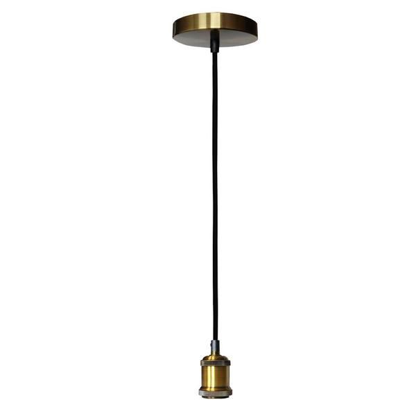 Pendente de Teto Industrial Metal Bronze Atelier Luz - Silmar E27 