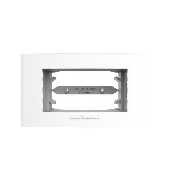 Placa 1 Módulo Horizontal Branco Inova Pro - 85075