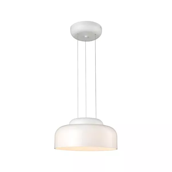 PENDENTE GAMELA OPALINO / BRANCO LED 10W 3000K 400LM