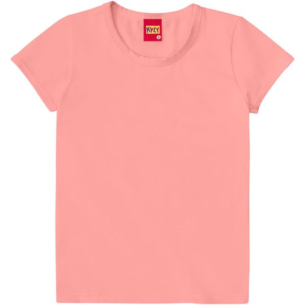 Blusa Kyly Feminina Infantil 4-6-8 - Laranja Neon - Lisa