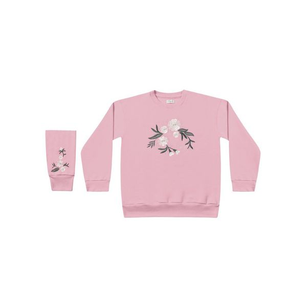 Blusa Fakini Infantil Feminina Moletom Tamanho 4 ao 10