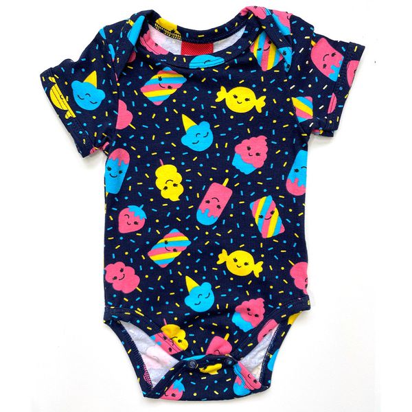 Body Kyly Bebê Feminino Azul