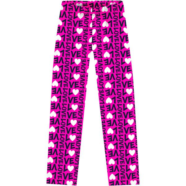 Legging Kyly Infantil Feminino 10 ao 16 Rosa Fluorescente 