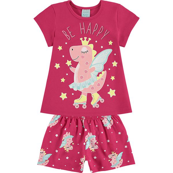 Pijama Kyly Bebê Feminino Unicórnio 1-2-3