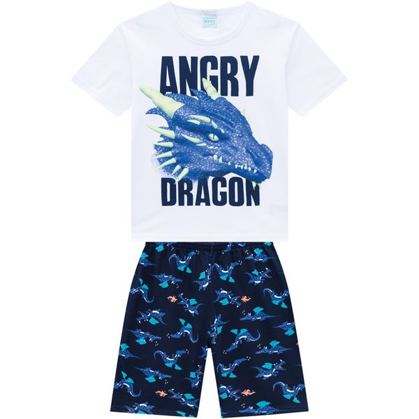 Pijama Kyly Masculino Infantil Dragão