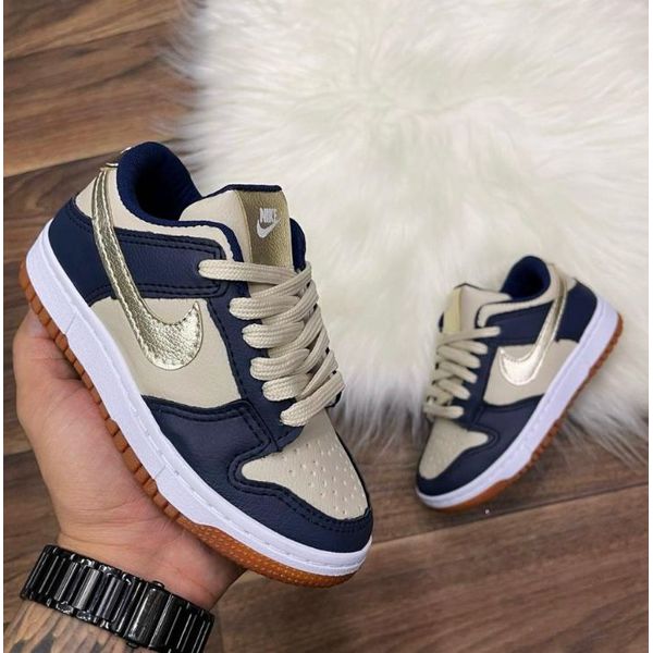 Dunk Low Azul/Gold