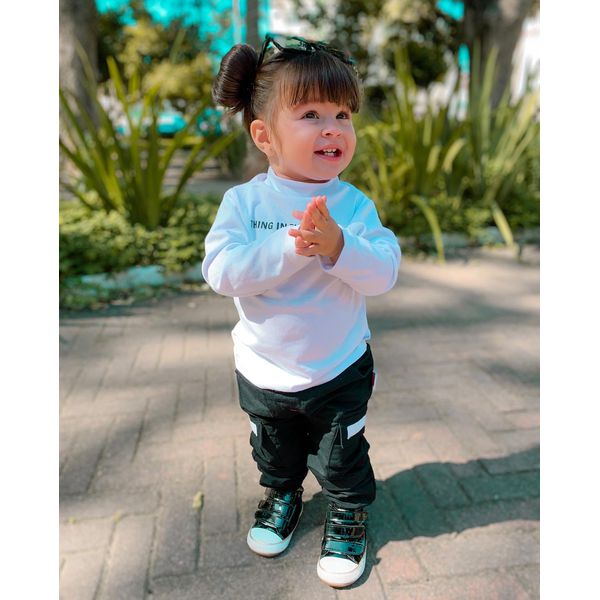 Bota para bebe preta top