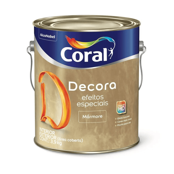 CORAL DECORA EFEITOS ESPECIAIS MÁRMORE BASE 3,9KG