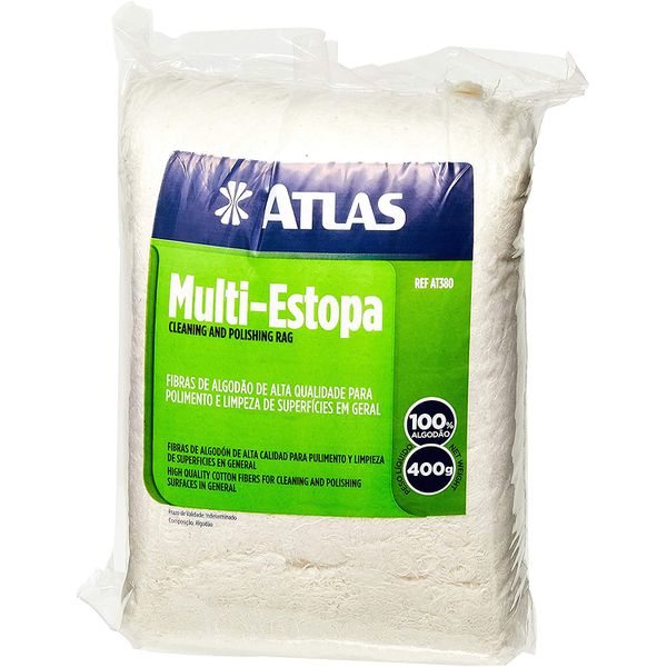 ESTOPA MULTI ALGODÃO 400G - ATLAS