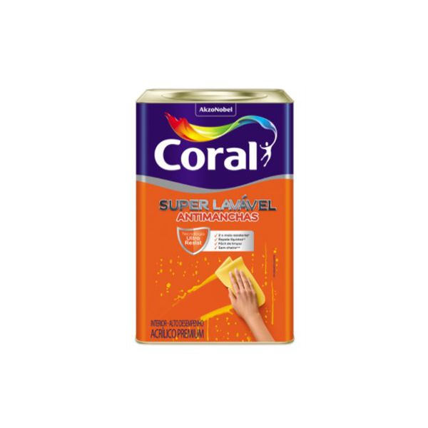 CORAL SUPER LAVÁVEL BRANCO 18L
