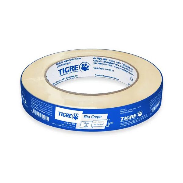 FITA CREPE 18MMX50M - TIGRE