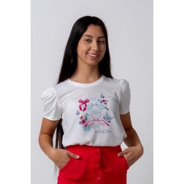 T Shirt Lucy oculos OFF