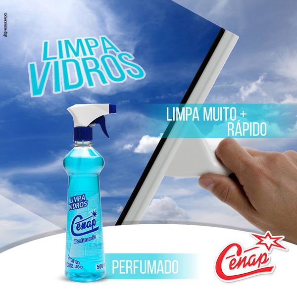 Limpa Vidros Com Gatilho Cenap 500ml