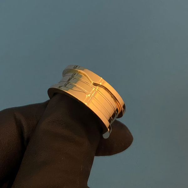 Par de Alianças Casamento Ouro 18k Amarelo 10mm Bvlgary 2 Frisos Polido 30g 