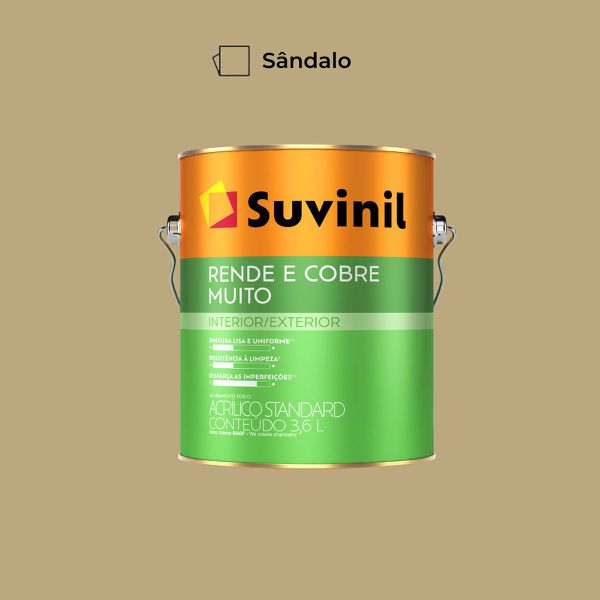 Tinta Rende & Cobre Muito Sândalo 3,6L Suvinil