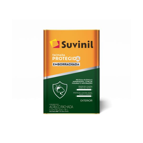 Tinta Fachada Protegida Emborrachada Branco Neve 18L Suvinil
