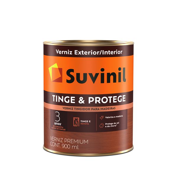 Verniz Proteção Dupla Tingidor Mogno Brilhante 0,9L Suvinil