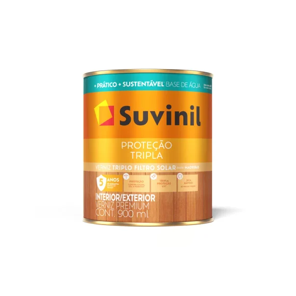 VERNIZ TRIPLA PROTEÇÃO FOSCO NATURAL 0,9L SUVINIL
