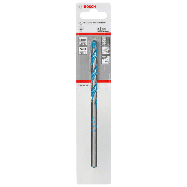 Broca CYL-9 Multiconstruction Ø8 x 90 x 150 mm Bosch