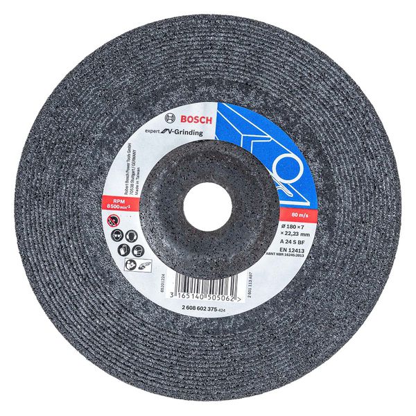 Disco de Desbaste Bosch V-Grinding 180x7mm Deprimido 