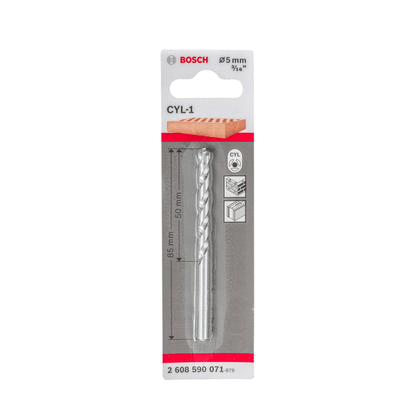 Broca para concreto Bosch CYL-1 Ø5x50x85mm