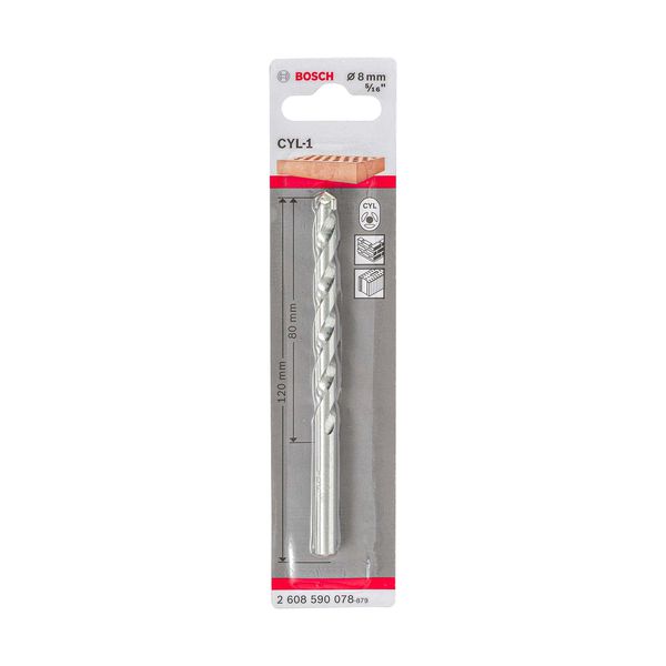 Broca para concreto Bosch CYL-1 Ø8x80x120mm