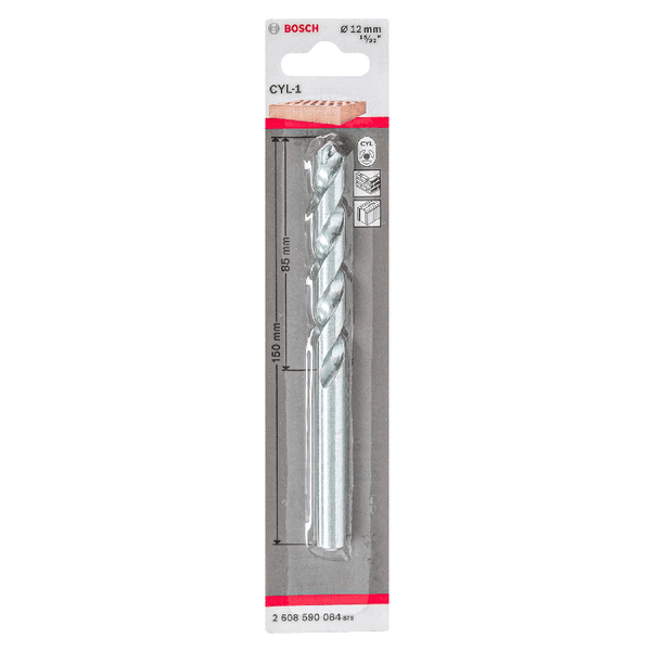 Broca para concreto Bosch CYL-1 Ø12 x 85 x 150 mm
