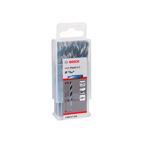 Broca Metal Aço Rápido HSS-PointTeQ 5/16" C/ 20 Pçs Bosch 