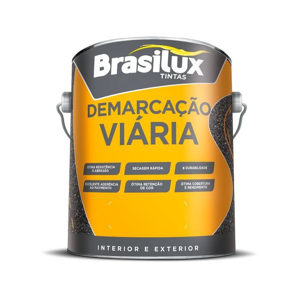 Tinta Demarcação Viária Amarela 3,6L Brasilux
