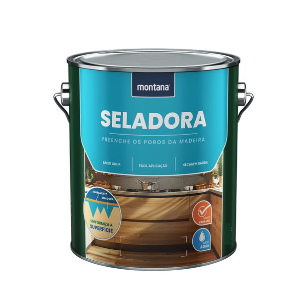 Seladora P Madeira Base Água Icolor 900mL Montana