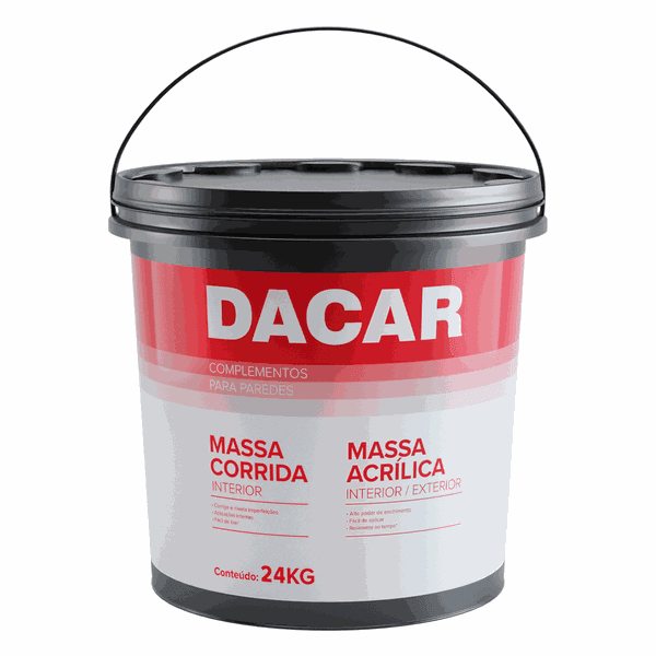 Massa Corrida Lata 24Kg Dacar