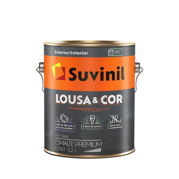 Tinta Esmalte Lousa e Cor Acetinado Base C2 3,2L Suvinil