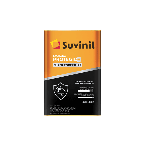 Tinta Fachada Protegida Super Cobertura Base B2 16L Suvinil