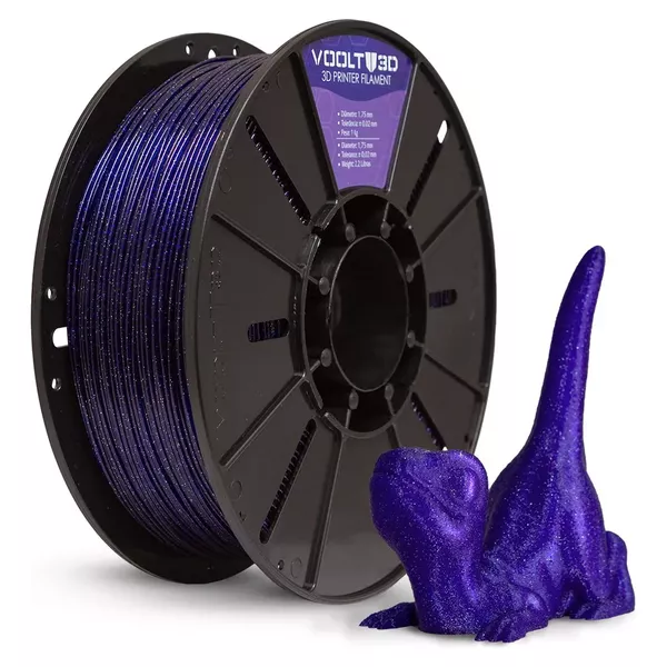 Filamento PLA Cosmos Azul Netuno 1kg para Impressão 3D, cor vibrante e acabamento cósmico de alta qualidade.