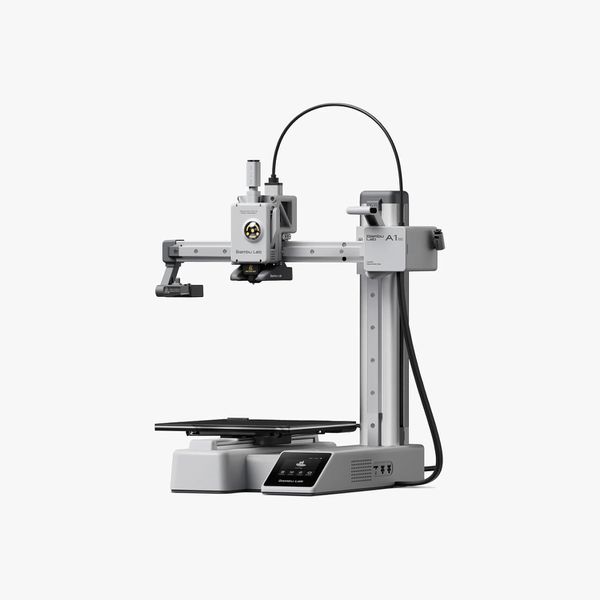 Impressora 3D A1 Mini Bambu Lab com estrutura compacta e sem AMS