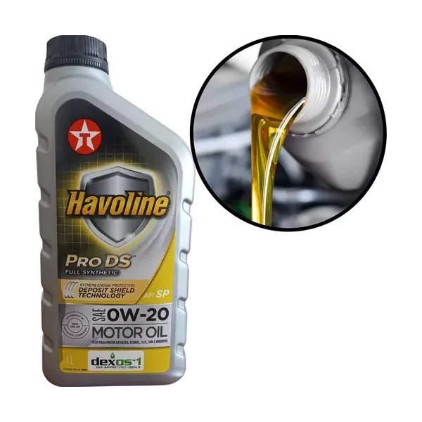1 Litro Óleo De Motor Sintético Havoline Pro Ds 0w20 Texaco
