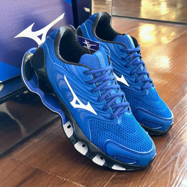 Mizuno pro 7 hotsell azul e branco