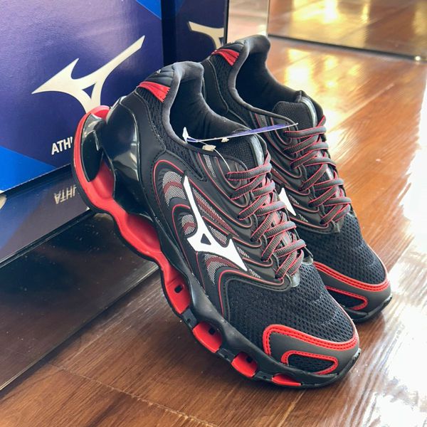 Mizuno wave prophecy cheap 5 preto e vermelho