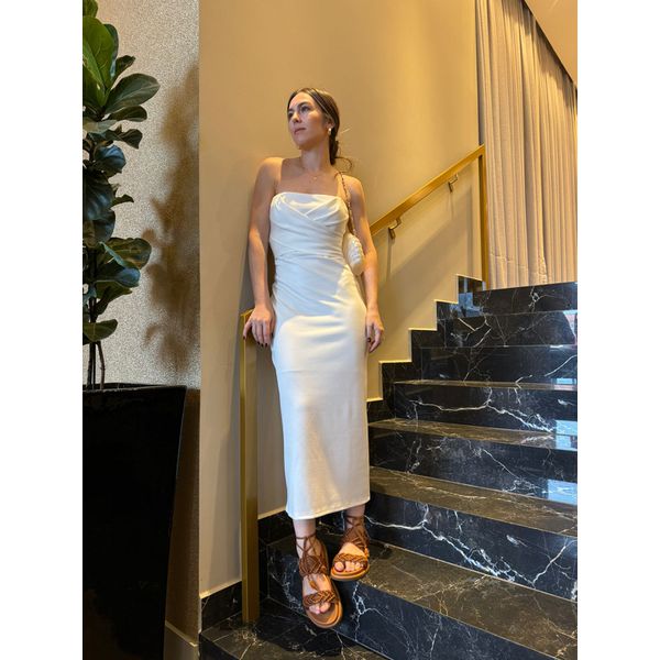 Vestido Melissa Off white