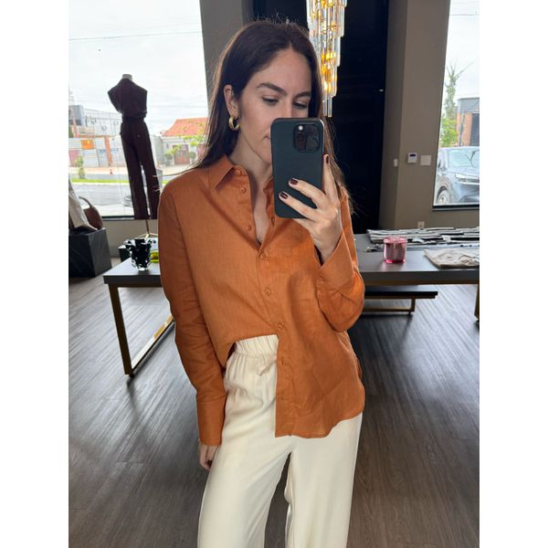 Camisa Dominique Laranja