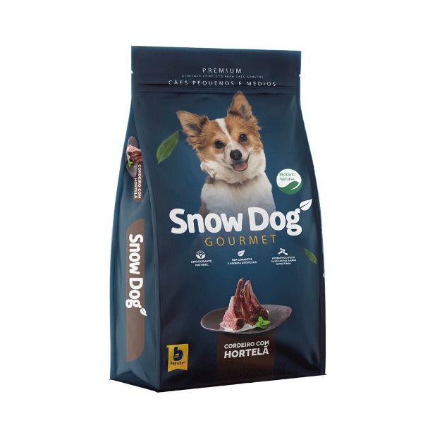 Ração snow Dog Cordeiro com Hortelã 15kg