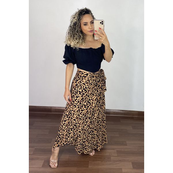 Saia Jade Envelope Est. On a Preta Grande Oba Fashion
