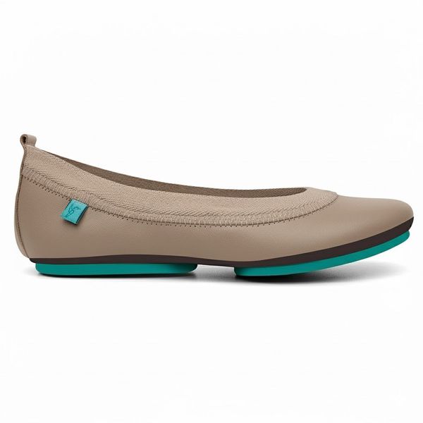 Sapatilha Couro Napa - Veneza Taupe Beige