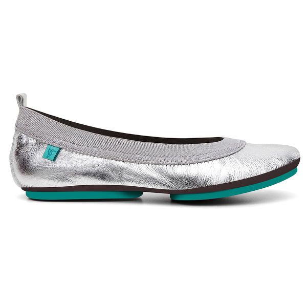 Sapatilha Couro Napa - Veneza Silver