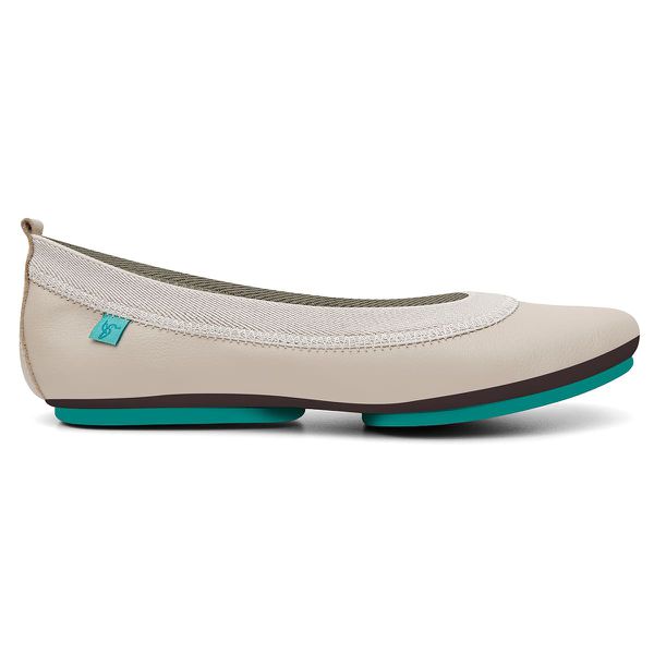 Sapatilha Couro Napa - Veneza Beige