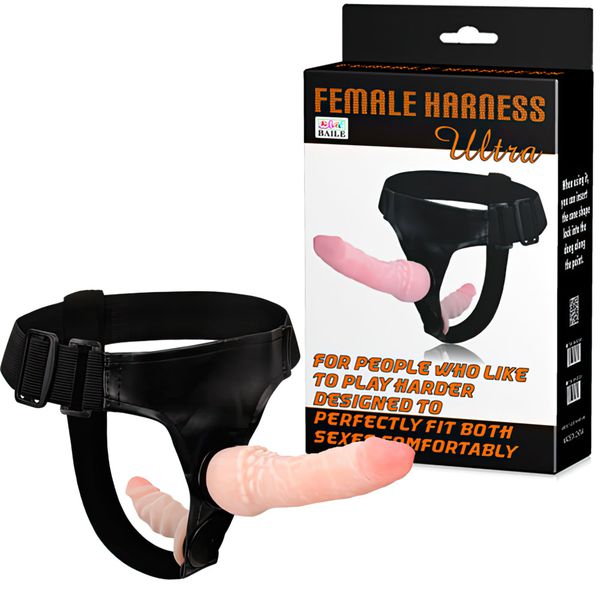 Cinta peniana com plug vaginal,4 