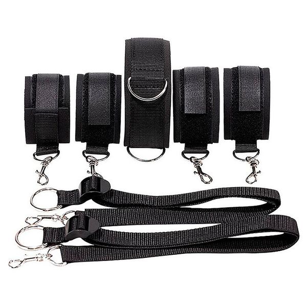 Kit Submissão 2.1 - 4 Braceletes c/ Tiras e Venda Fetiche