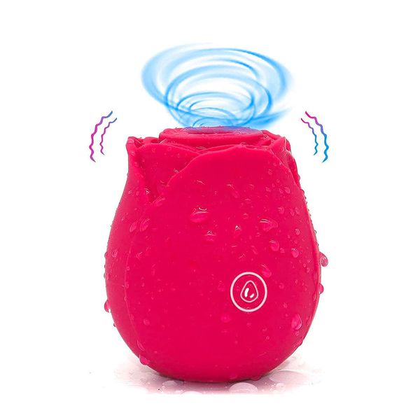 Massageador em forma de rosa