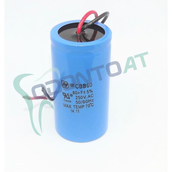 CAPACITOR 115V-60HZ-80 MF COMPRESSOR GNATUS